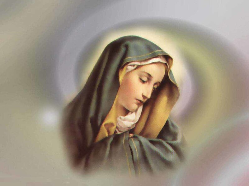 Woman with Veil and Halo