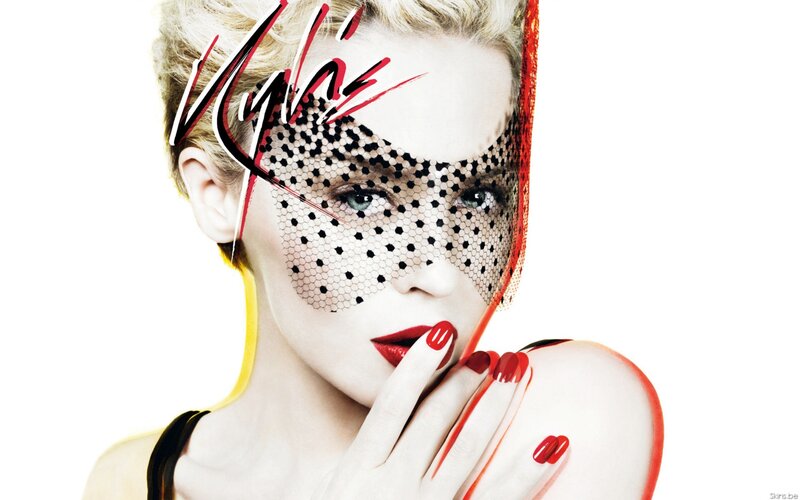 woman with veil and red lips
