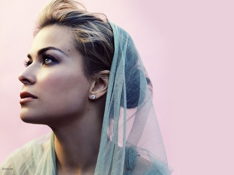 woman with veil in profile