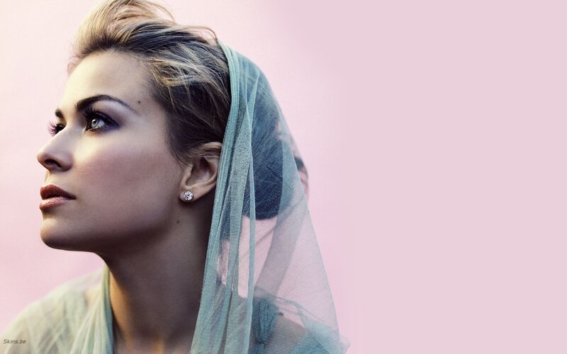 woman with veil in profile