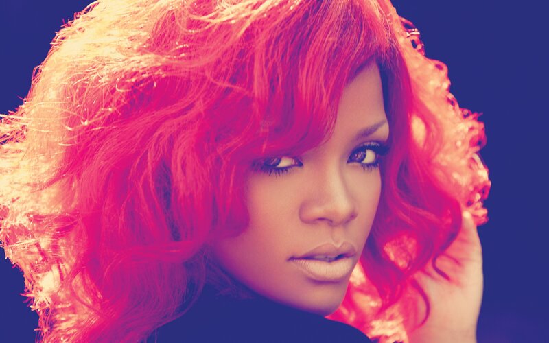 woman with vibrant red hair