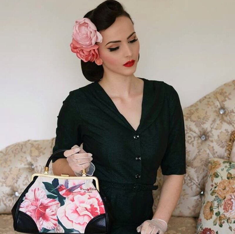 Woman with Vintage Style