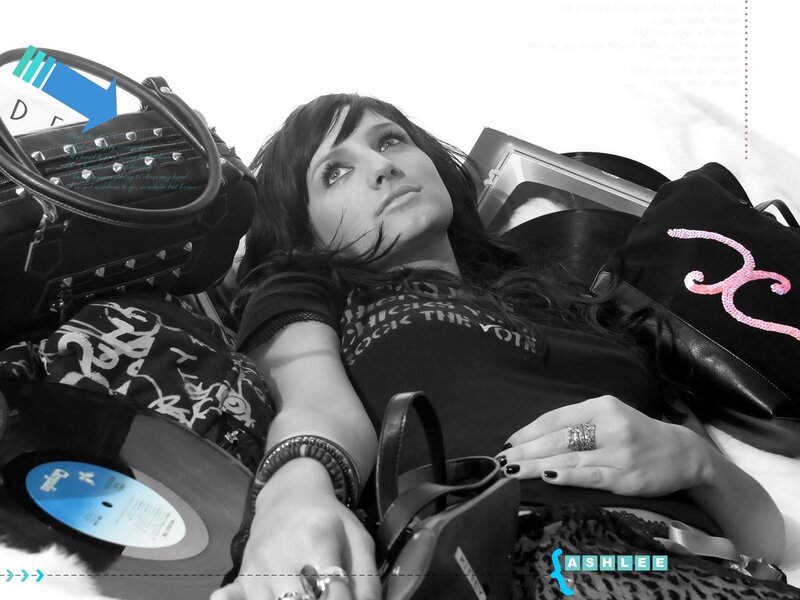 woman with vinyl records