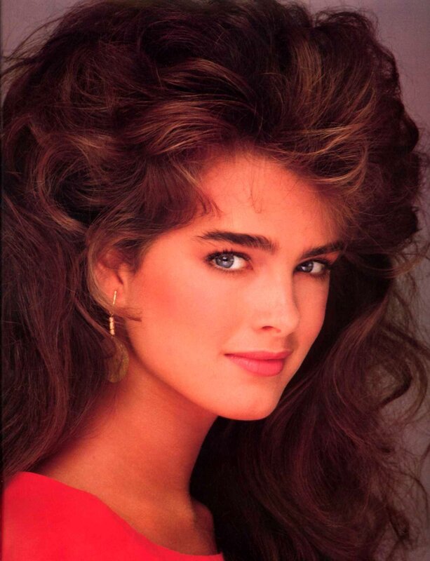 woman with voluminous hair