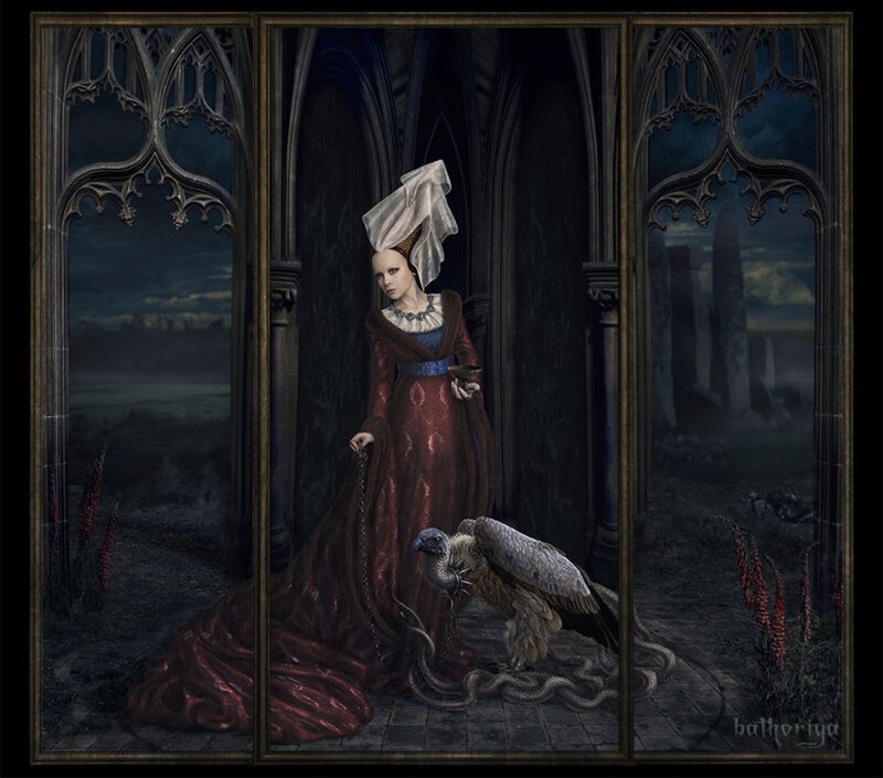 Woman with Vulture