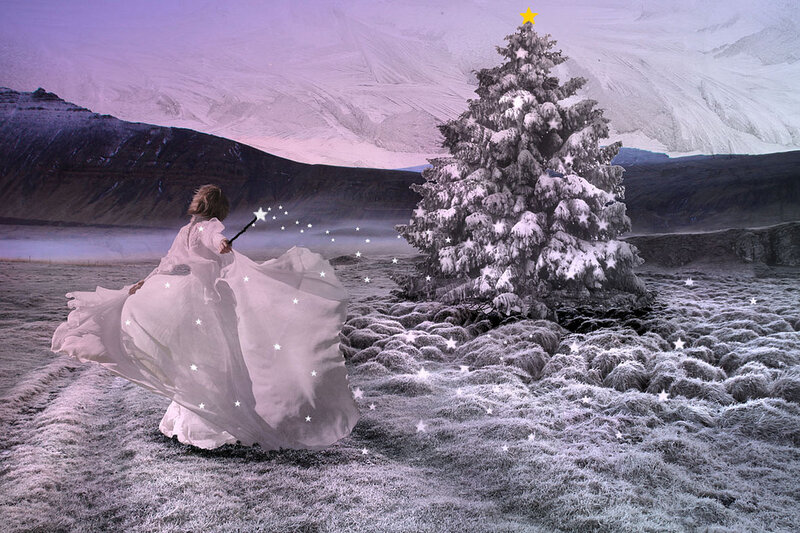 Woman with Wand and Tree