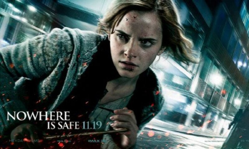 Woman with Wand in City