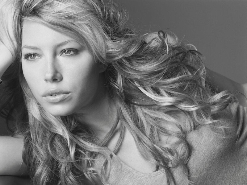 woman with wavy hair
