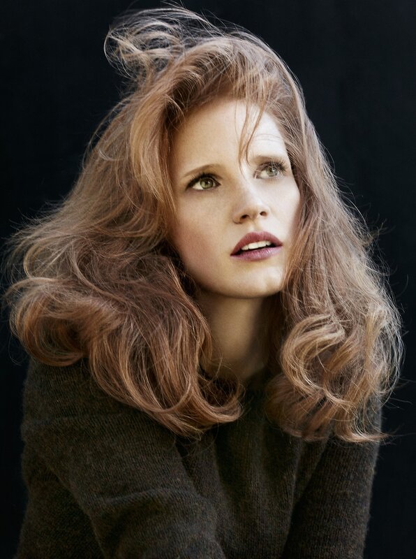 woman with wavy hair