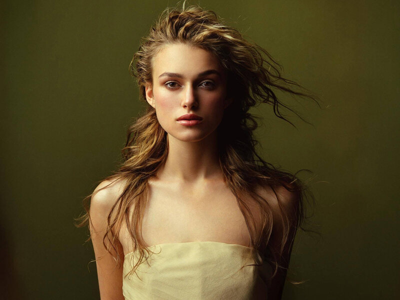 woman with wavy hair
