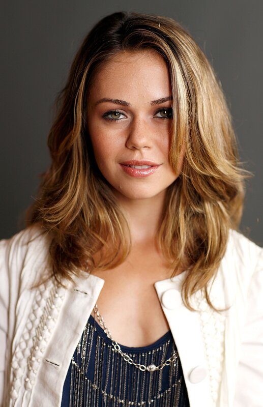 woman with wavy hair