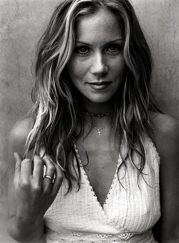 woman with wavy hair
