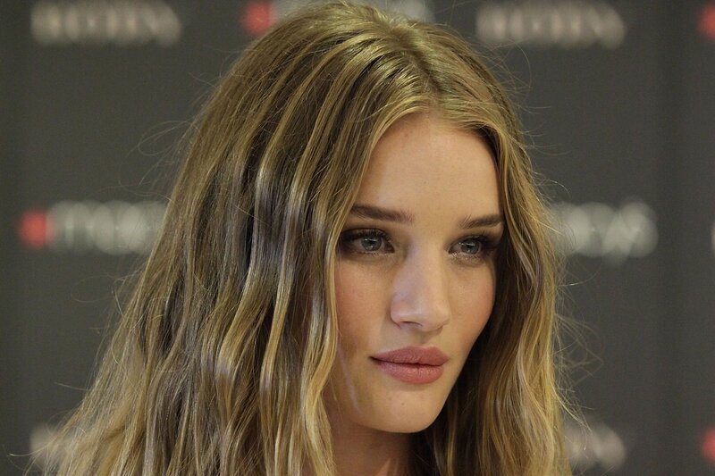woman with wavy hair