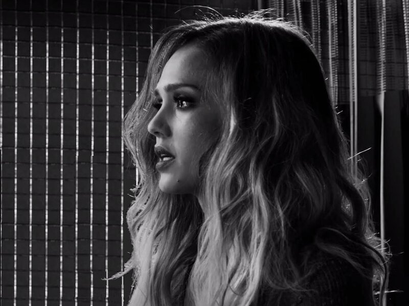 Woman with Wavy Hair — Black, Dramatic, Photograph, Curtains