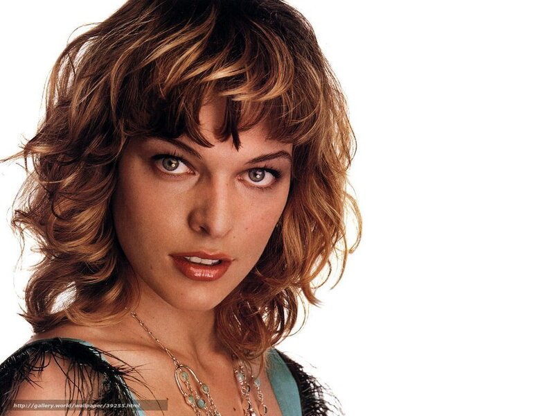 Woman with Wavy Hair — Brown, Direct