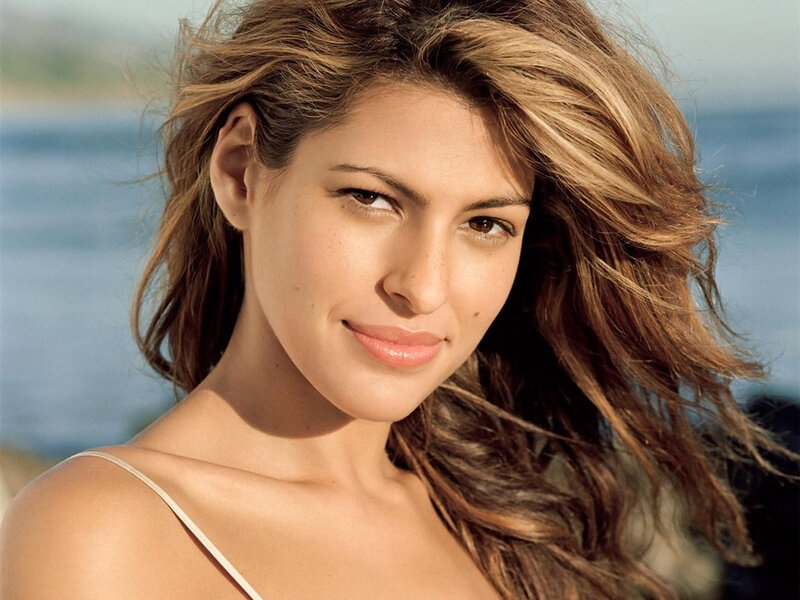 Woman with Wavy Hair — Brown, Serene, Afternoon