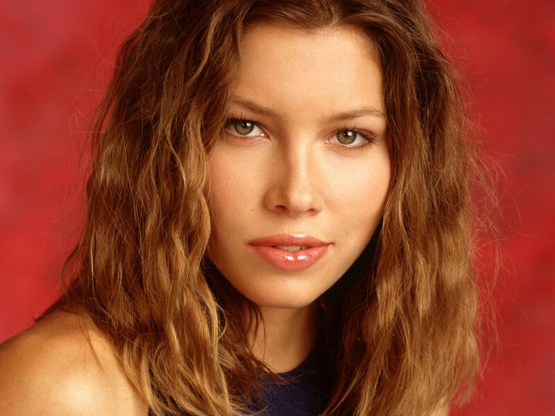 Woman with Wavy Hair — Red, Neutral