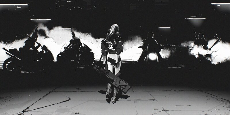 Woman with Weapon — Black
