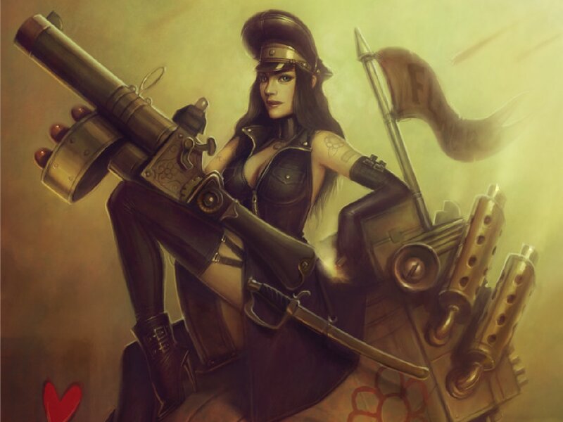 Woman with Weapon — Brown
