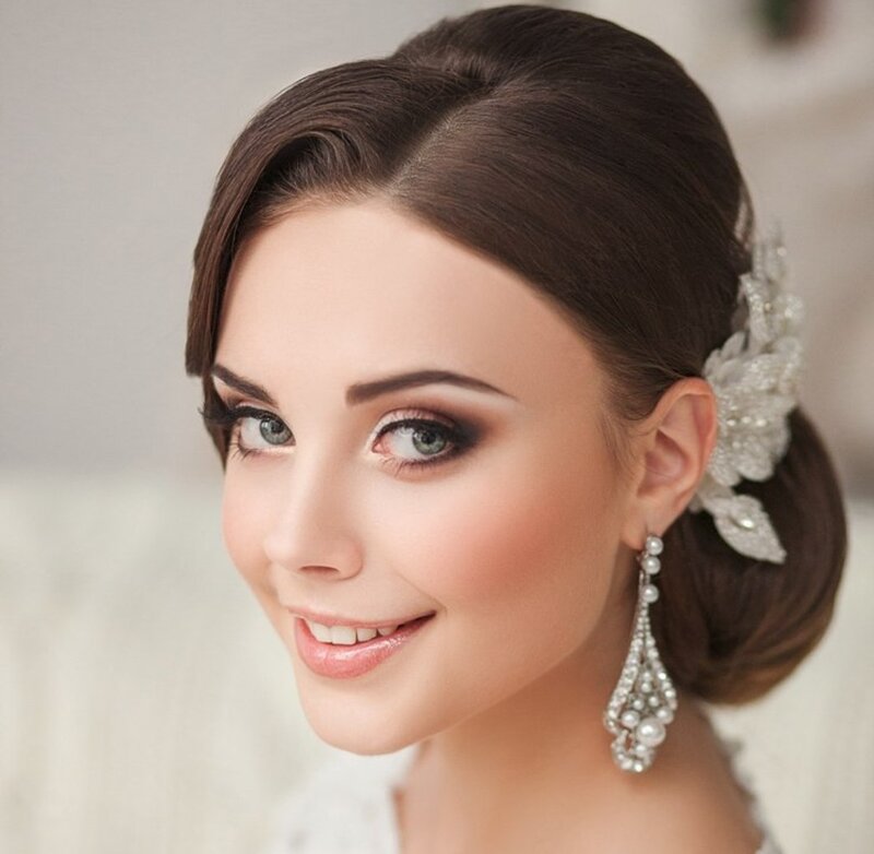 Woman with Wedding Makeup