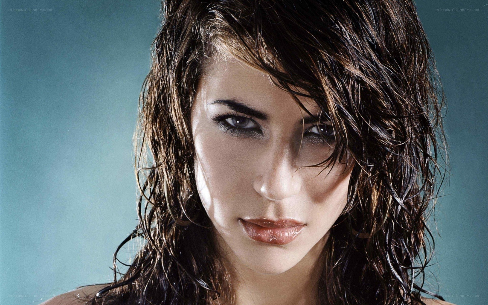 woman with wet hair