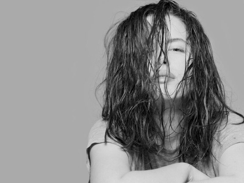 woman with wet hair