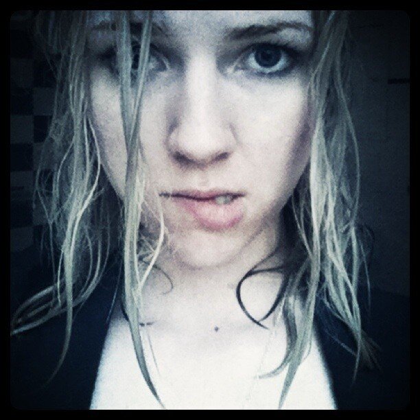 woman with wet hair