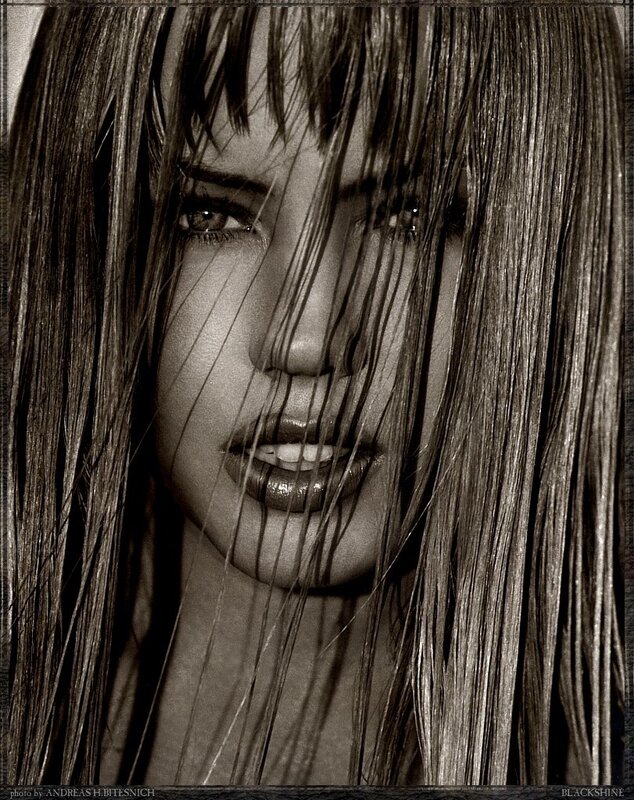 woman with wet hair