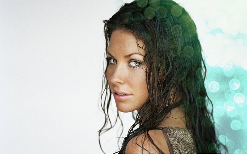 woman with wet hair