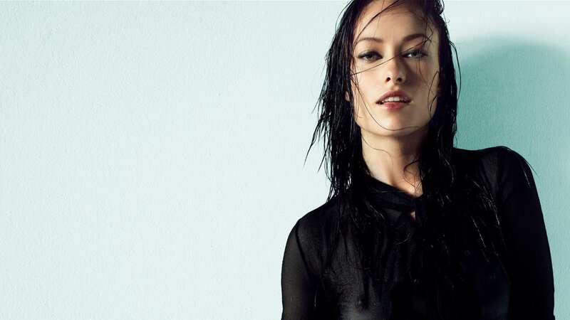 Woman with Wet Hair — Black, Dramatic, Photograph, Black Shirt, Wet Hair