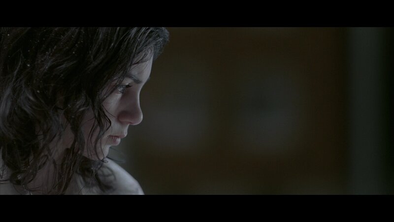 Woman with Wet Hair — Black, Dramatic, Photograph, Shoulder, Gray