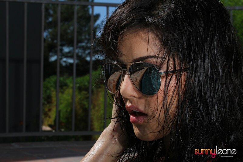 Woman with Wet Hair — Black, Sunlit