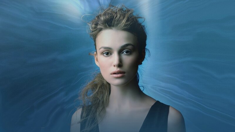 Woman with Wet Hair — Blue, Serene