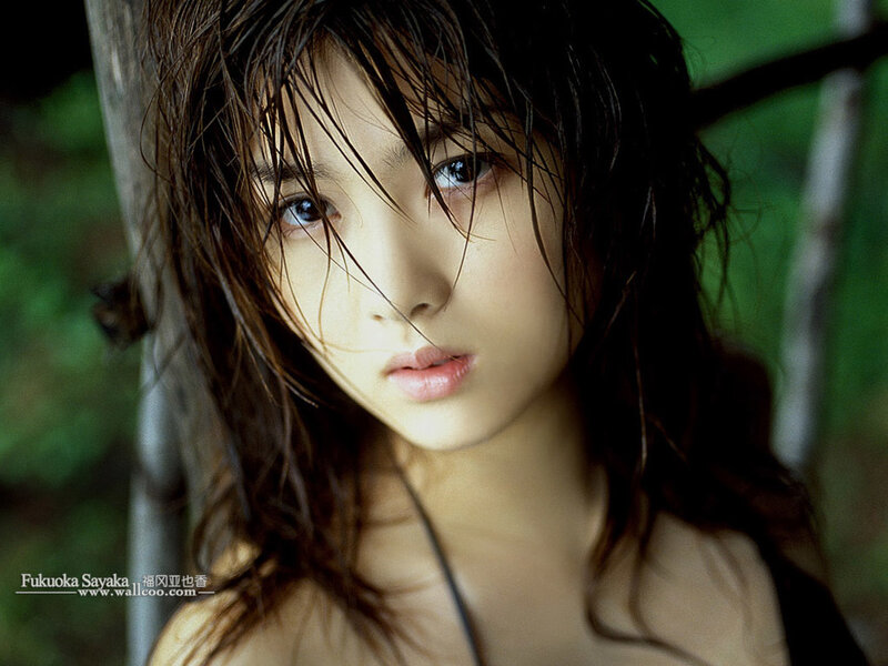 Woman with Wet Hair — Brown, Natural, Photograph