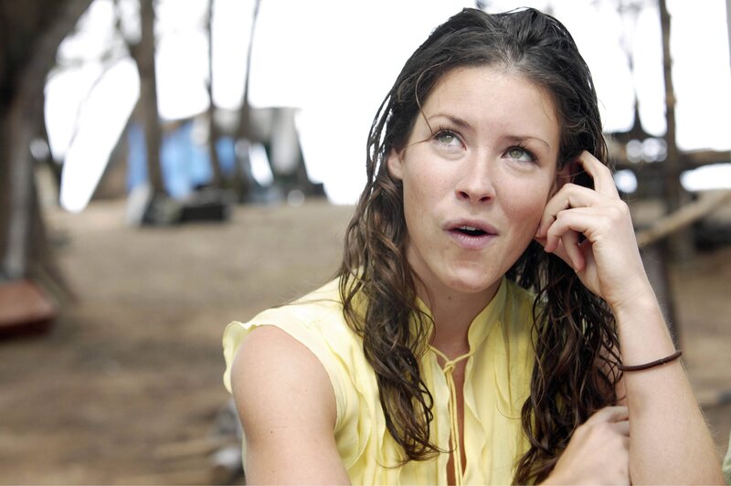 Woman with Wet Hair — Yellow, Natural