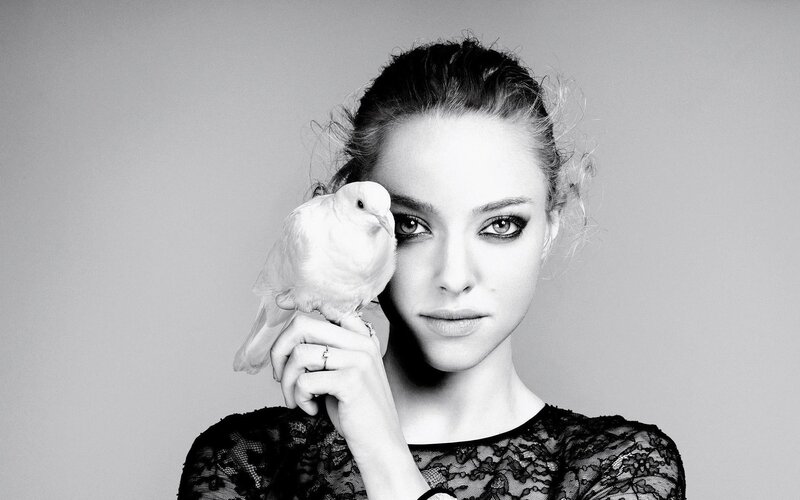 woman with white dove