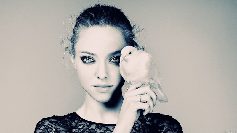 woman with white dove