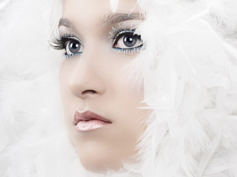 Woman with White Feathers — Ethereal