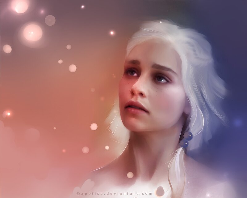 woman with white hair