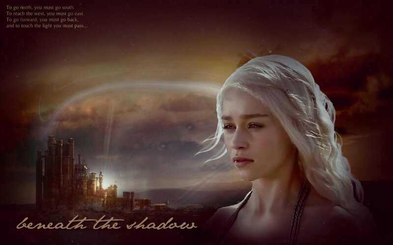 Woman with White Hair — Brown, Dramatic, Sunset