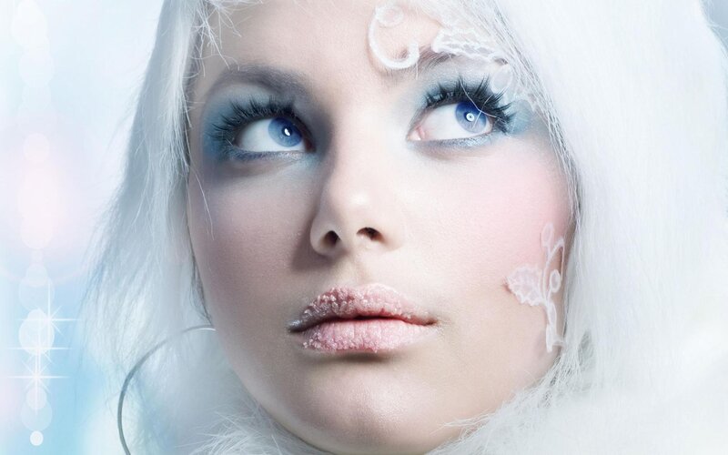 Woman with White Hair — Ethereal, Photograph