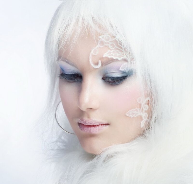 Woman with White Hair — Ethereal, Photograph, White Hair, Makeup