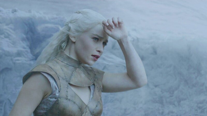 Woman with White Hair — Gray, Dramatic, Winter