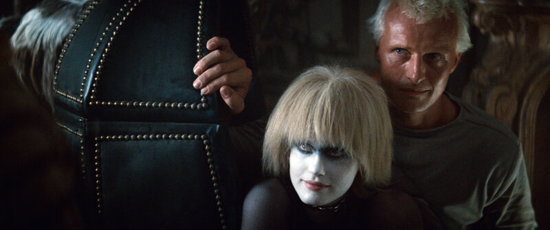Woman with White Makeup — Black, Dramatic, Photograph