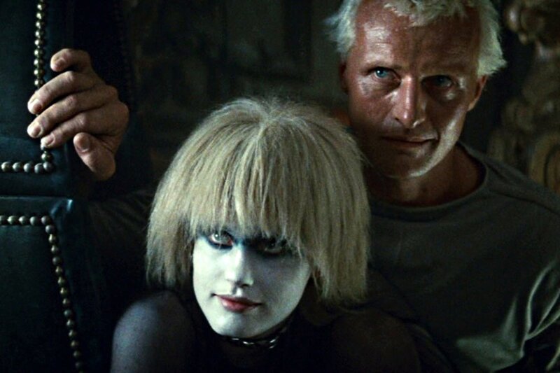 Woman with White Makeup — Black, Dramatic