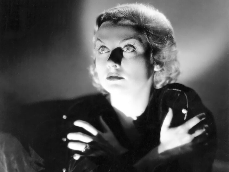Woman with Wide Eyes — Black, Dramatic