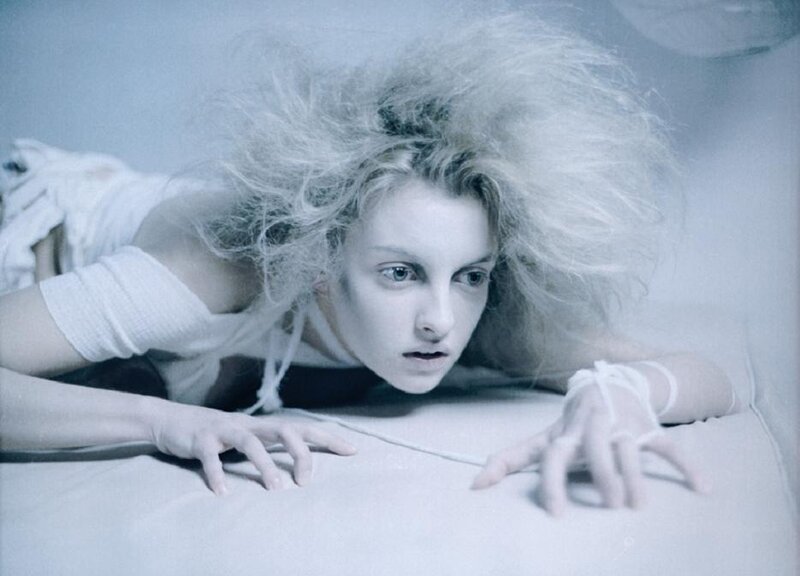 Woman with Wild Hair