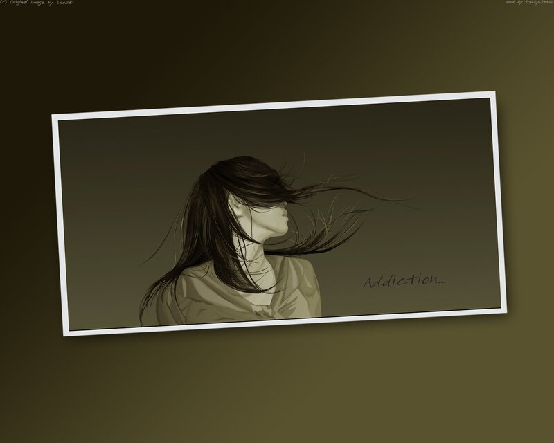 woman with wind-blown hair