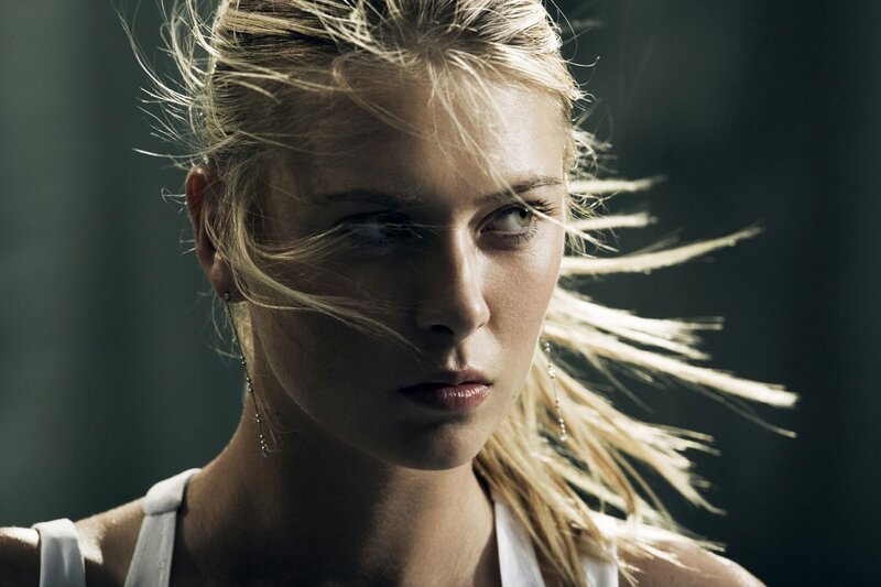 woman with wind-blown hair