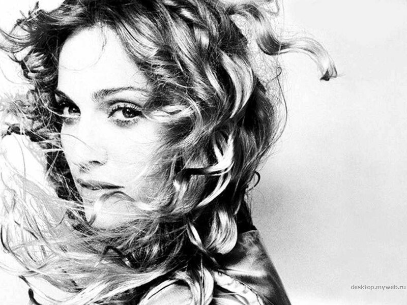 woman with windswept hair